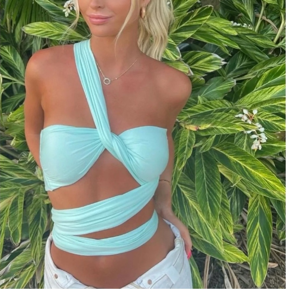 HAZEL WRAP TOP - Picture 2 of 4